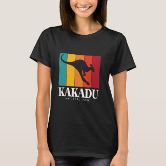 Camiseta Parque Nacional do Kangaroo Retro Kakadu, na Austr