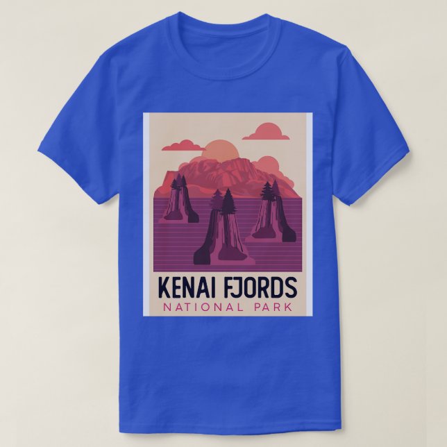 Camiseta Parque Nacional do Kenai Fjords (Frente do Design)