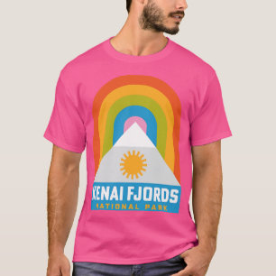 Camiseta Parque Nacional do Kenai Fjords Alaska Fazendo Hik