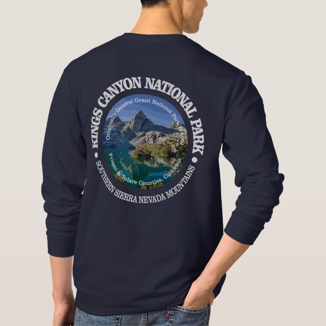 Camiseta Parque Nacional do Kings Canyon (Verso)