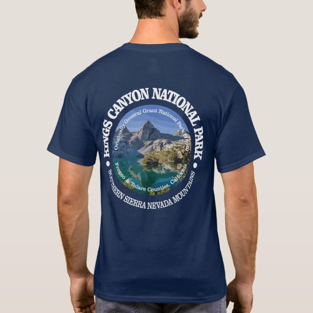 Camiseta Parque Nacional do Kings Canyon (Verso)
