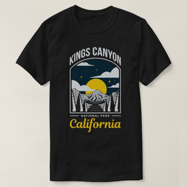 Camiseta Parque Nacional do Kings Canyon-EUA (Frente do Design)