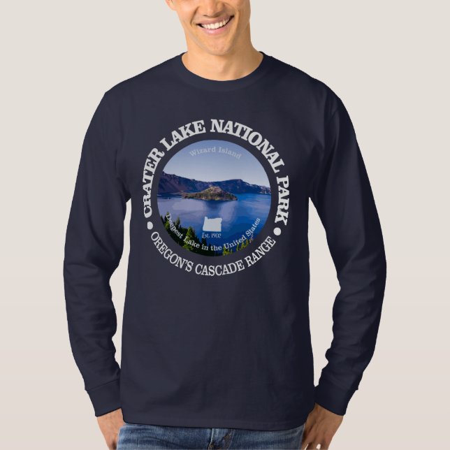Camiseta Parque Nacional do Lago Crater (Frente)