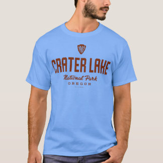 Camiseta Parque Nacional do Lago Crater 1902 Arrohead Brown
