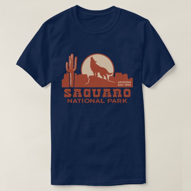 Camiseta Parque Nacional do Saguaro (Frente do Design)