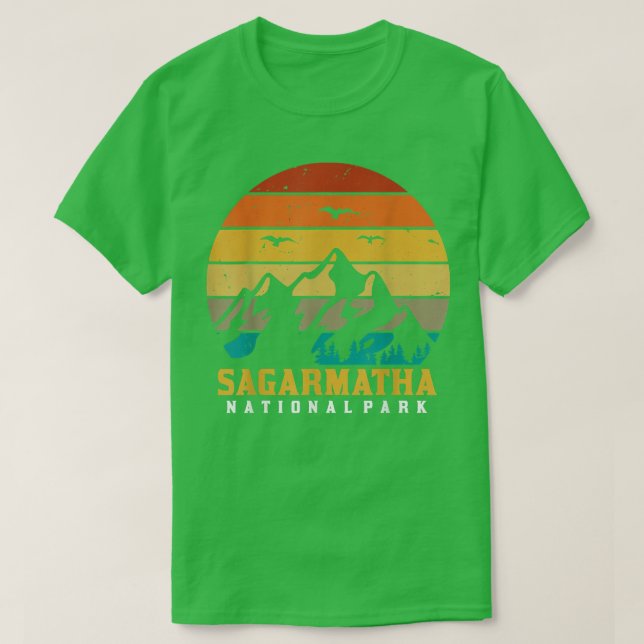Camiseta Parque Nacional do Tibete Everest Snow Nepal (Frente do Design)