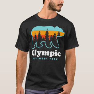 Camiseta Parque Nacional do Urso do Parque Nacional da olim