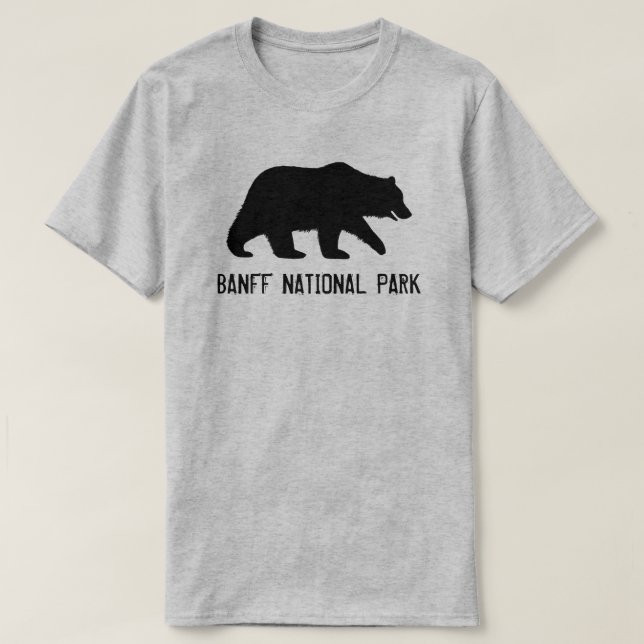 Camiseta Parque Nacional do Urso Grizzly (Frente do Design)
