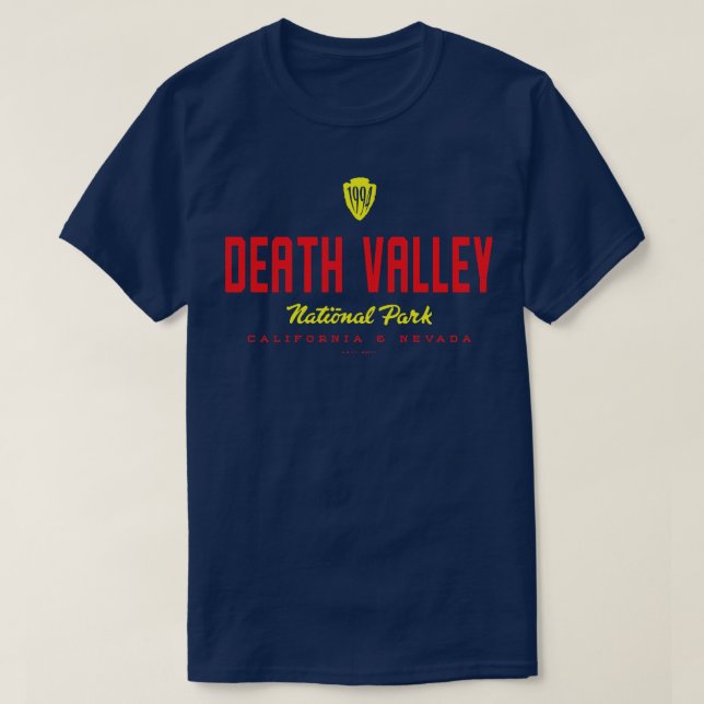 Camiseta Parque Nacional do Vale da Morte, 1994, na Rua Vin (Frente do Design)