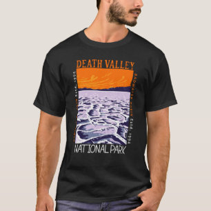 Camiseta Parque Nacional do Vale da Morte Bacia de Badwater