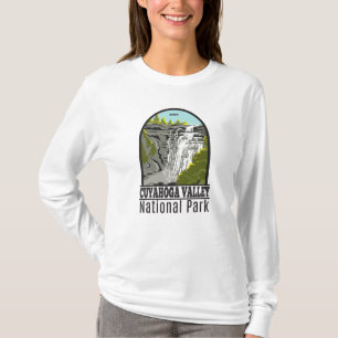 Camiseta Parque Nacional do Vale de Cuyahoga Ohio Vintage T