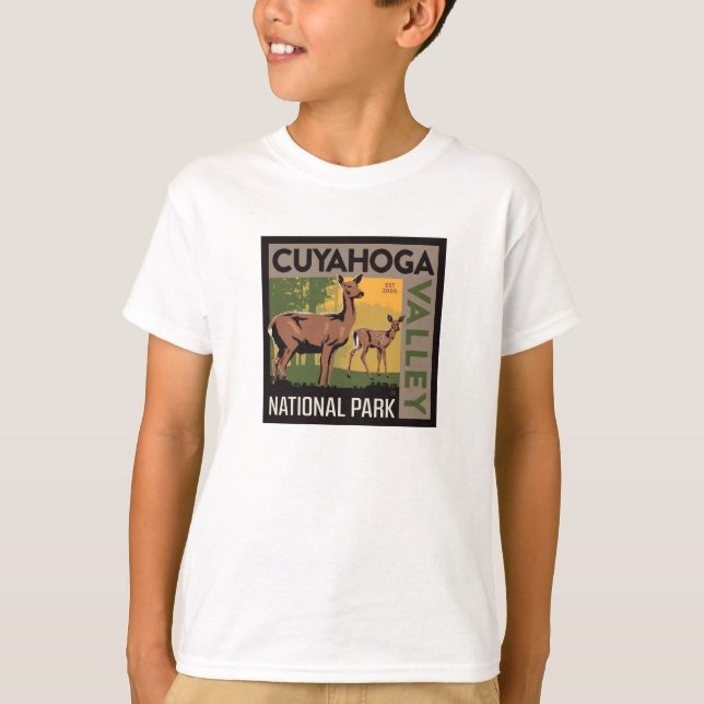 Camiseta Parque Nacional do Vale do Cuyahoga | Ohio (Frente)