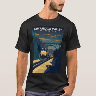 Camiseta Parque Nacional do Vale do Cuyahoga, Vintage, Trav