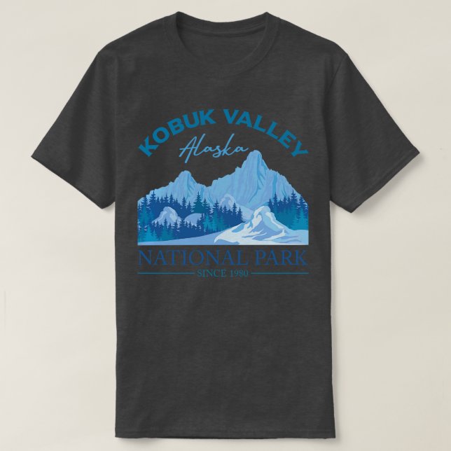 Camiseta Parque Nacional do Vale do Kobuk (Frente do Design)