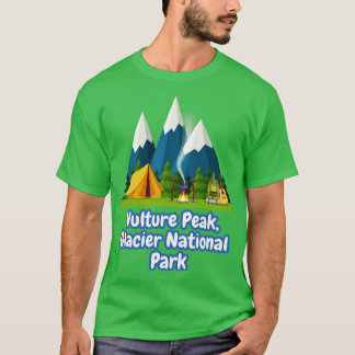 Camiseta Parque Nacional do Vulture Peak Glacier