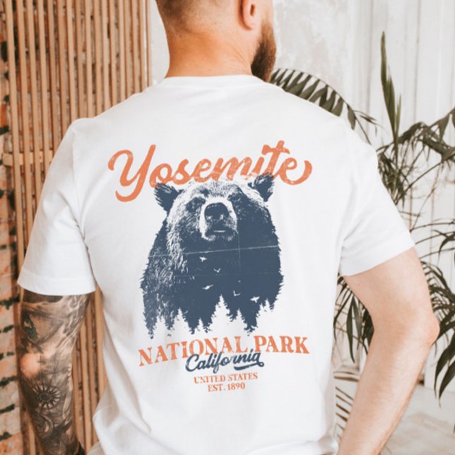 Camiseta Parque Nacional do Yosemite Grizzly Bear Californi (Criador carregado)