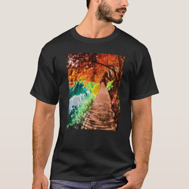 Camiseta Parque Nacional dos Lagos da Croácia (Frente)