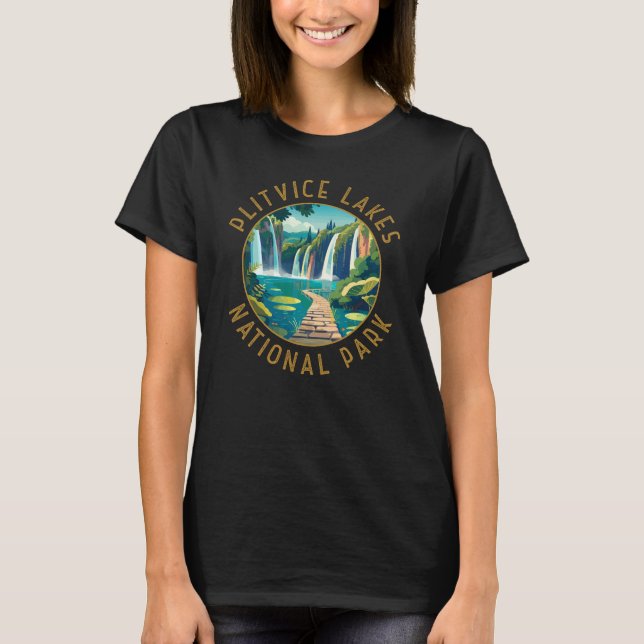 Camiseta Parque Nacional dos Lagos de Lixo, Croácia (Frente)