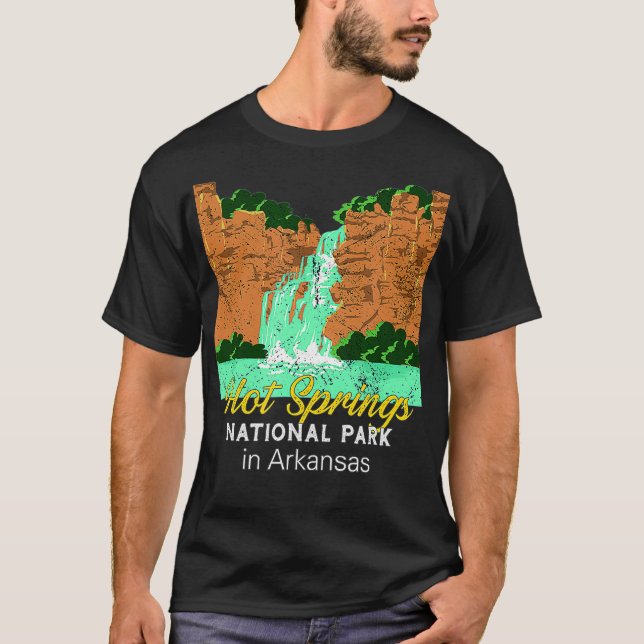 Camiseta Parque Nacional dos Primaveras Quentes  (Frente)