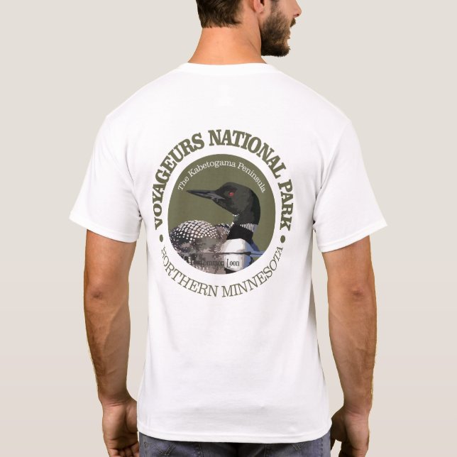 Camiseta Parque Nacional dos Voyageurs (Loon) (Verso)