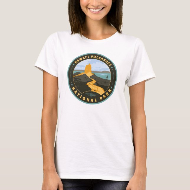 Camiseta Parque Nacional dos Vulcões do Havaí (Frente)