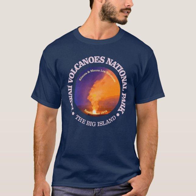 Camiseta Parque Nacional dos Vulcões do Havaí (Frente)