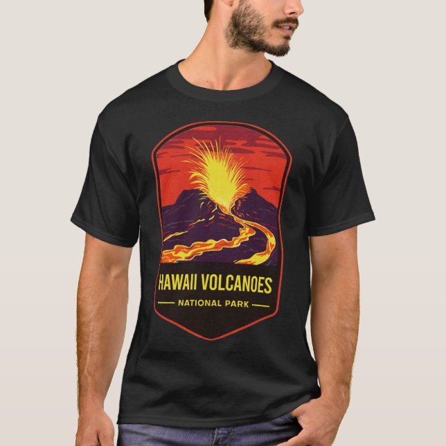 Camiseta Parque Nacional dos Vulcões do Havaí (Frente)