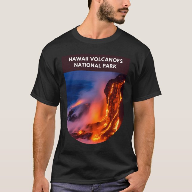 Camiseta Parque Nacional dos Vulcões do Havaí (Frente)