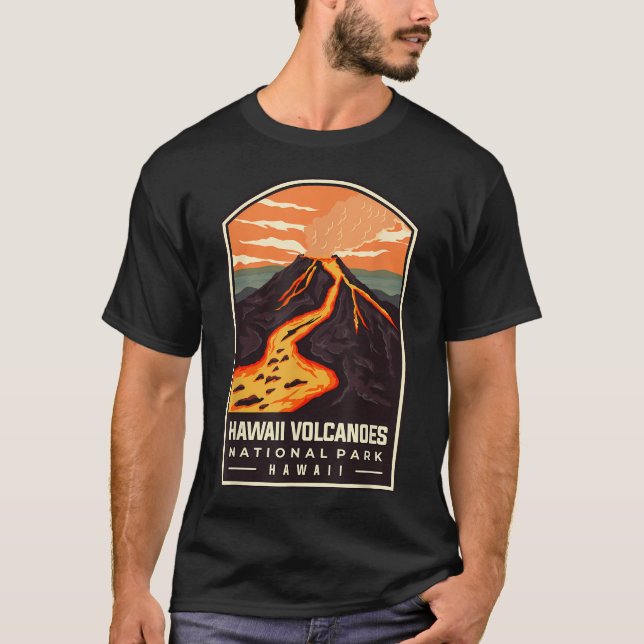 Camiseta Parque Nacional dos Vulcões do Havaí (Frente)