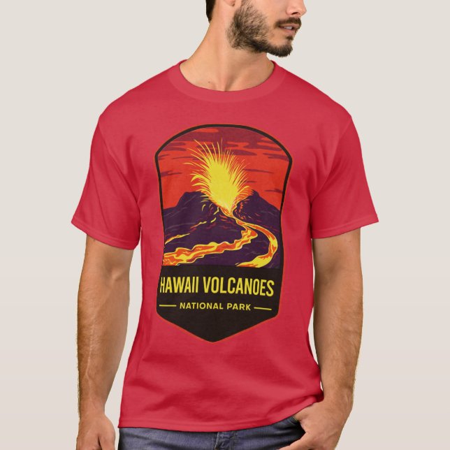 Camiseta Parque Nacional dos Vulcões do Havaí 1 (Frente)