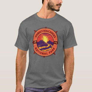 Camiseta Parque Nacional dos Vulcões do Havaí - Compass Ret
