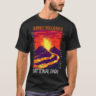 Camiseta Parque Nacional dos Vulcões do Havaí Kilauea Volca
