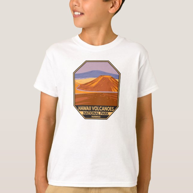 Camiseta Parque Nacional dos Vulcões Hawaii Mauna Kea Vinta (Frente)
