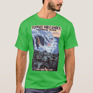 Camiseta Parque Nacional dos Vulcões Hawaii O Trav Da Grand