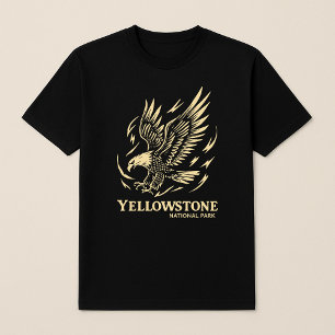 Camiseta Parque Nacional Eagle Vintage, Yellowstone