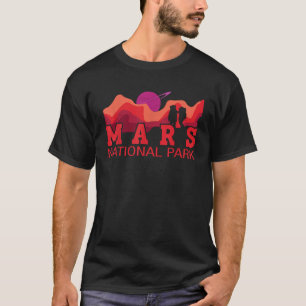 Camiseta Parque Nacional Espacial Planeta Vermelho Mars Div