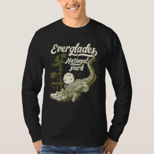 Camiseta Parque Nacional Everglades Crocodilo Vintage Allig