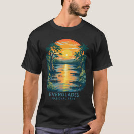 Camiseta Parque Nacional Everglades - Sunset com Alligadore