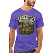 Parque Nacional Fart Rock Humor de Acampamento Div