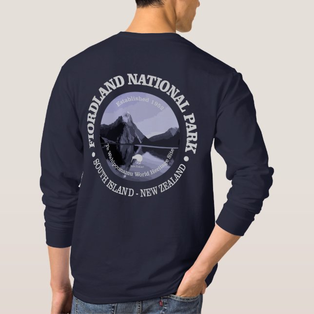 Camiseta Parque Nacional Fiordland (Verso)