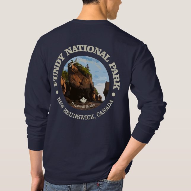 Camiseta Parque Nacional Fundy (Verso)