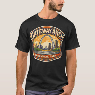 Camiseta Parque Nacional Gateway Arch Lembrança Missouri