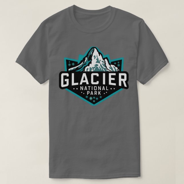 Camiseta Parque Nacional Glaciar 3 (Frente do Design)