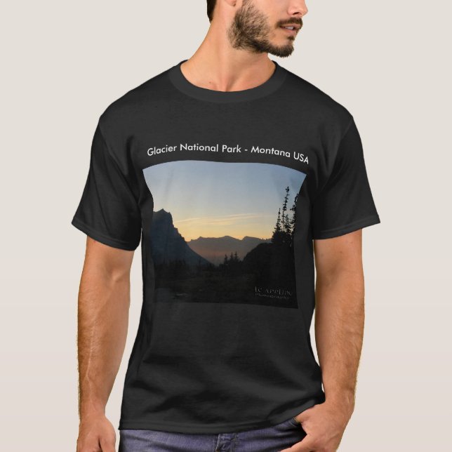 Camiseta Parque Nacional Glaciar - Montanha do Sol (Frente)