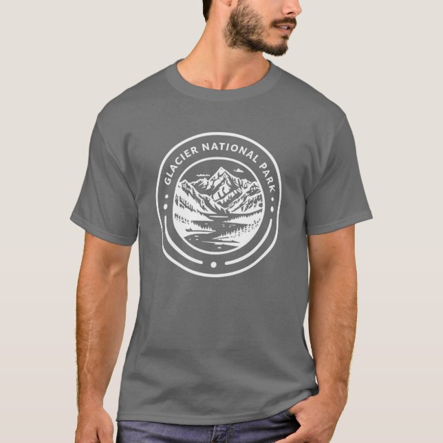 Camiseta Parque Nacional Glacier (Frente)