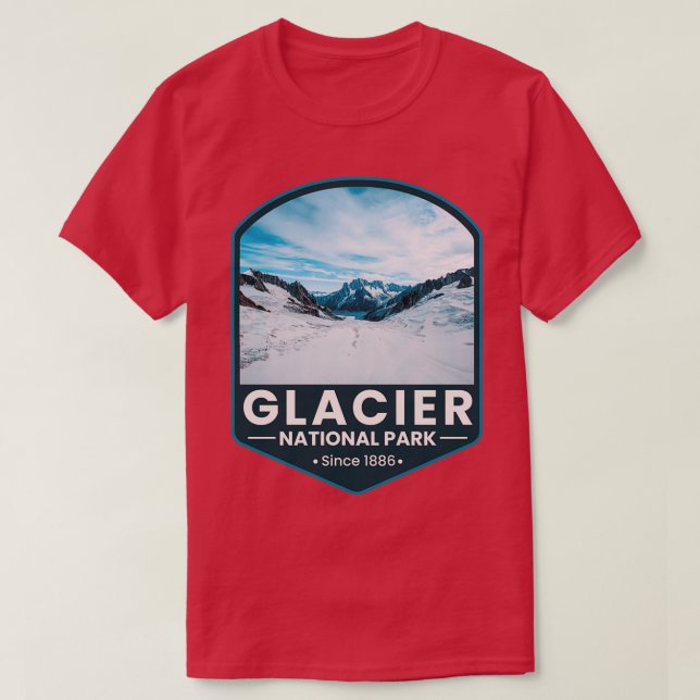 Camiseta Parque Nacional Glacier 59 (Frente do Design)