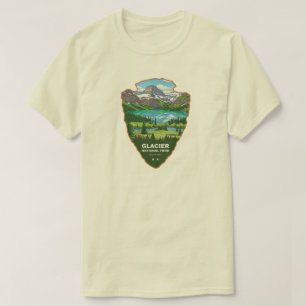 Camiseta Parque Nacional Glacier Montana Arrowhead
