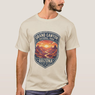 Camiseta Parque Nacional Grand Canyon Arizona Viagem Vintag