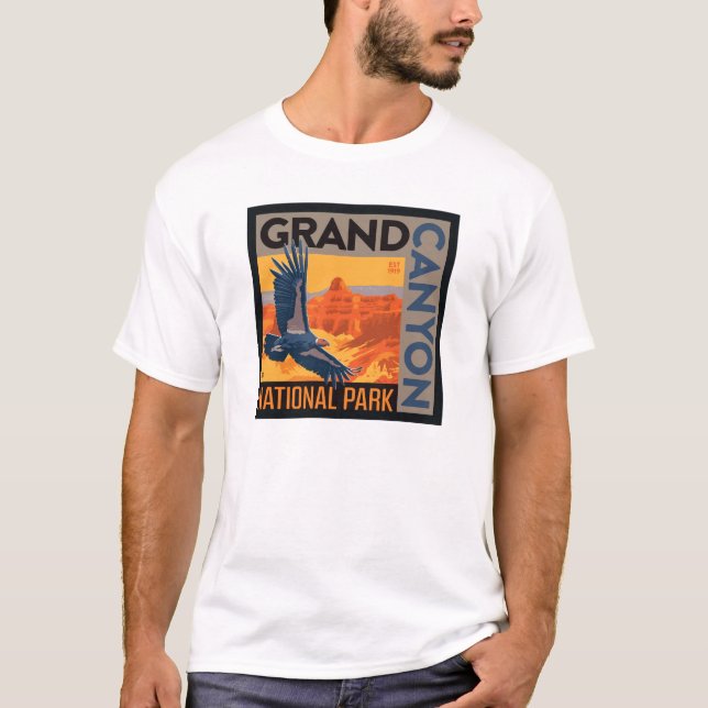 Camiseta Parque Nacional Grand Canyon | Condores (Frente)