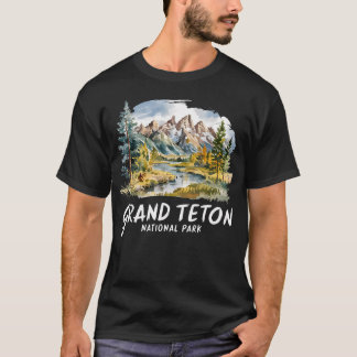 Camiseta Parque Nacional Grand Teton Est 1929 Vintage